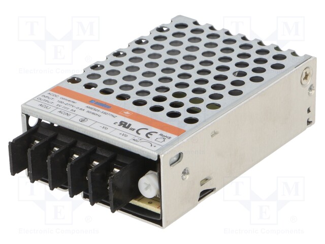 Power supply: switched-mode; voltage source; 25W; 5VDC; OUT: 1