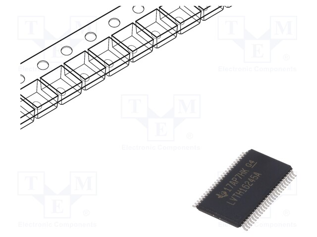 Transceiver, 74LVT16245, 2.7 V to 3.6 V, TSSOP-48