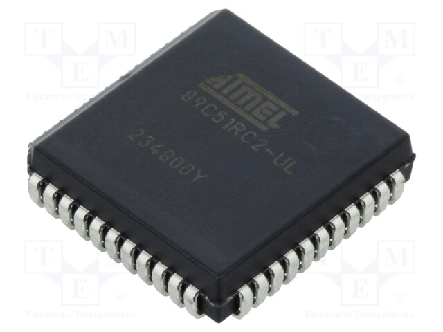 Microcontroller 8051; SRAM: 1280B; Interface: SPI,UART; PLCC44