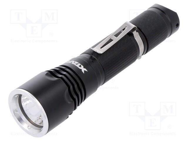 Torch: LED; L: 140.5mm; 30/250/600/1100lm; Ø: 34.5mm; IPX8