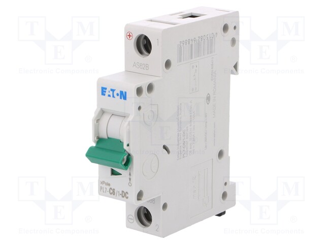 Circuit breaker; 230/400VAC; 250VDC; Inom: 6A; Poles: 1; DIN; 10kA