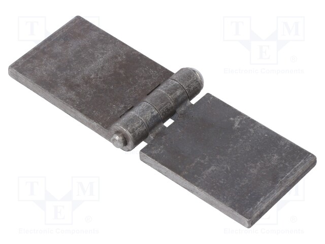 Hinge; Width: 120mm; steel; H: 40mm; V: without coating,for welding