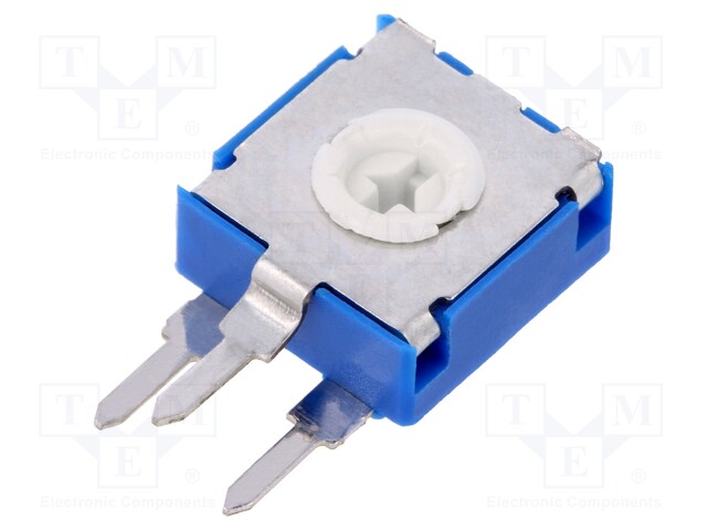 Potentiometer: mounting; single turn,vertical; 500kΩ; 0.15W; ±20%