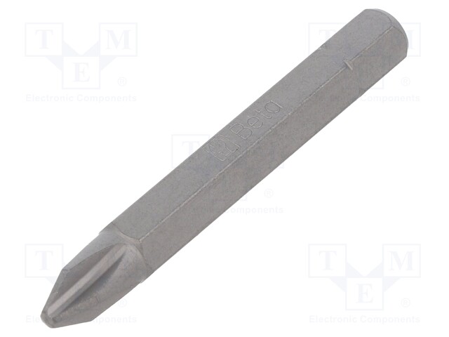 Screwdriver bit; Phillips; PH2; Overall len: 50mm