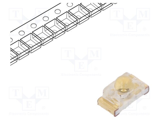 LED; SMD; 0603; green; 70÷180mcd; 1.6x0.8x0.95mm; 60°; 2.1÷2.5V