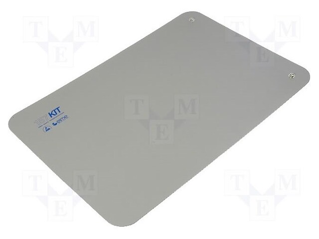 Bench mat; ESD; L: 900mm; W: 600mm; D: 2mm; grey; Rsurf: 5÷500MΩ; 440°C