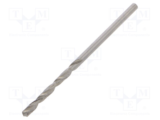 Drill bit; for metal; Ø: 2mm; Overall len: 49mm; HSS; 1pcs.