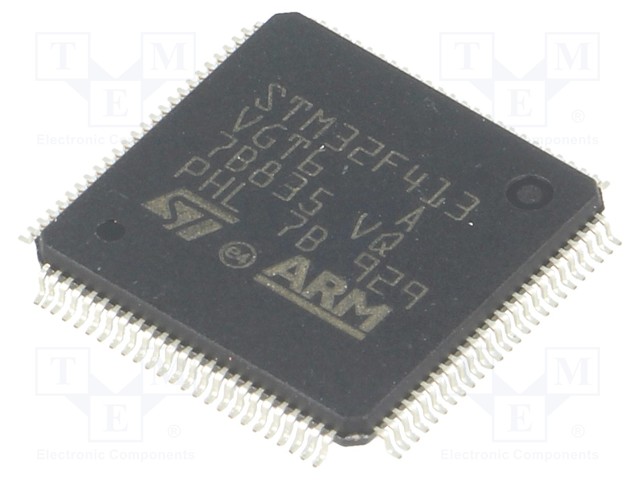 ARM microcontroller; Flash: 1MB; 100MHz; SRAM: 320kB; LQFP100