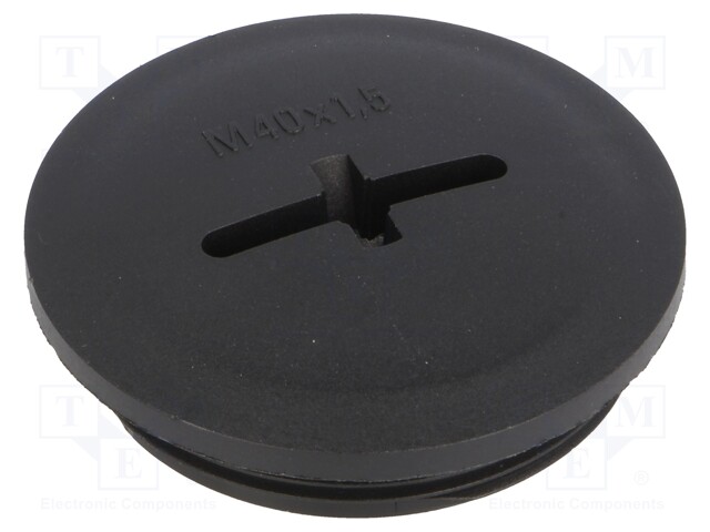 Stopper; M40; IP54; Mat: polyamide; black; Man.series: SKINDICHT®