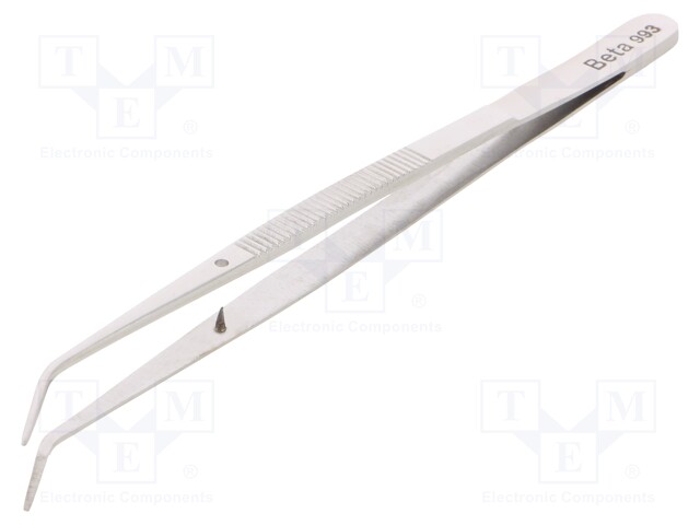 Tweezers; 145mm; Blades: curved