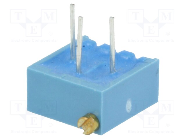 Potentiometer: mounting; horizontal; 500Ω; 500mW; THT; ±10%; linear