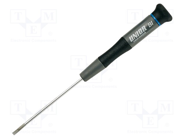 Screwdriver; slot; precision; 1,5x0,23mm; 605E; Blade length: 60mm