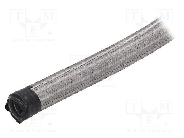 Protective tube; ØBraid : 25mm; galvanised steel; L: 30m; EMC; IP40