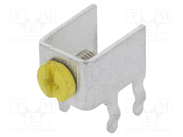 Terminal: screw terminal; THT,screw terminal; yellow; 7.5x5mm