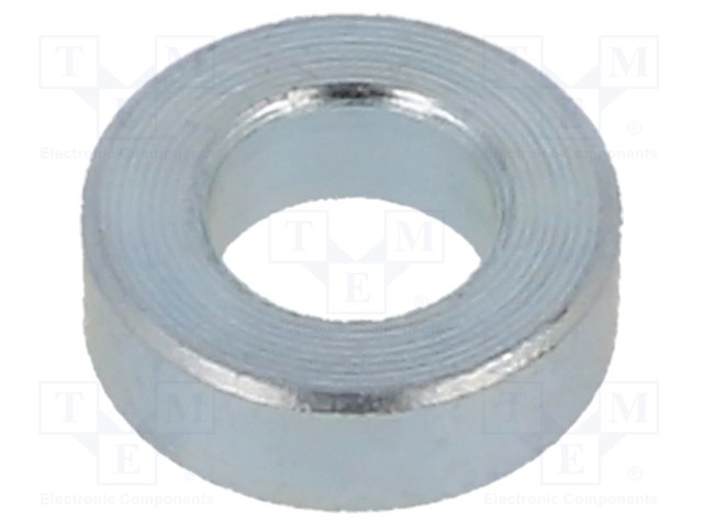 Spacer sleeve; 3.2mm; cylindrical; steel; zinc; Out.diam: 2mm