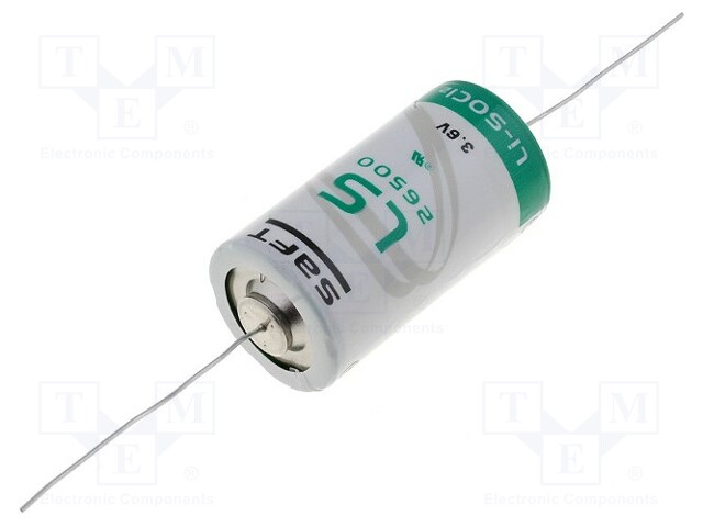 Battery: lithium; 3.6V; C; axial; Ø26x50mm; 7700mAh