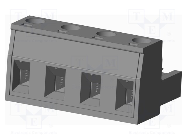 Connector: pluggable terminal block; plug; female; straight; grey