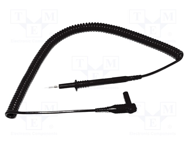 Test lead; PVC; 2.7m; black; 20A; 1kV