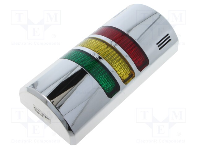 Signaller: signalling column; LED; red/yellow/green; Usup: 24VDC