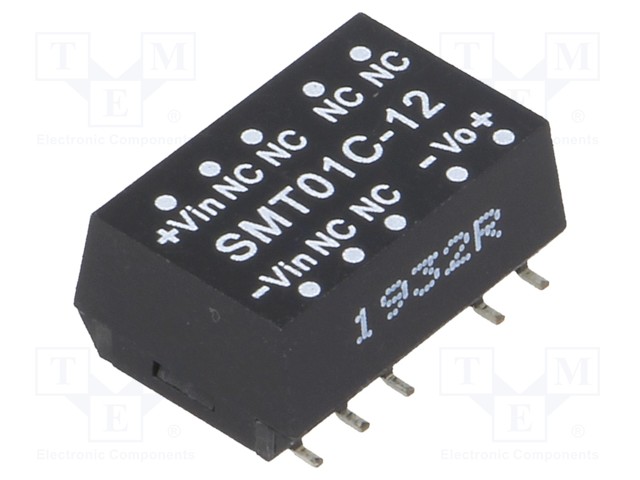 Converter: DC/DC; 1W; Uin: 36÷75V; 12VDC; Iout: 8.3÷83mA; SMD; 1.4g