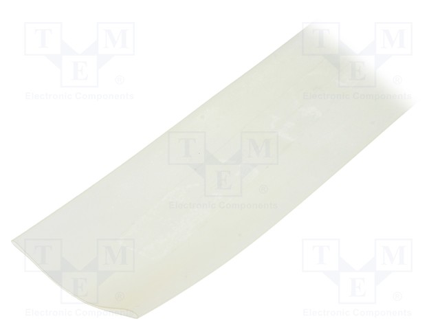 Heat shrink sleeve; flexible; 2: 1; 51mm; L: 10m; transparent