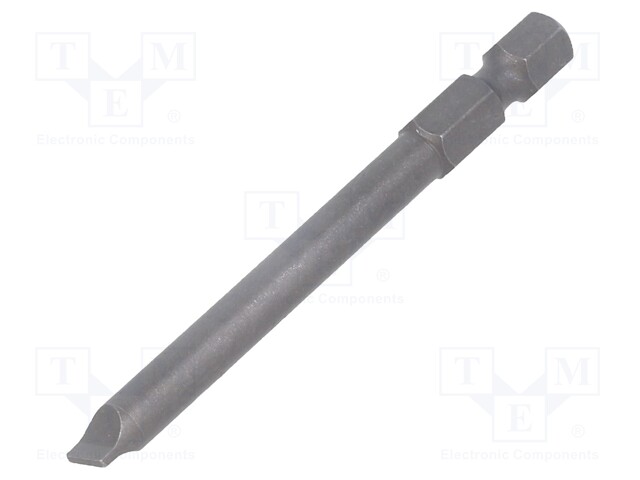 Screwdriver bit; slot; 5,5x1,0mm; Overall len: 70mm