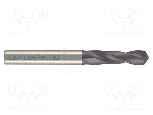 Drill bit; for metal; Ø: 2mm; L: 38mm; cemented carbide