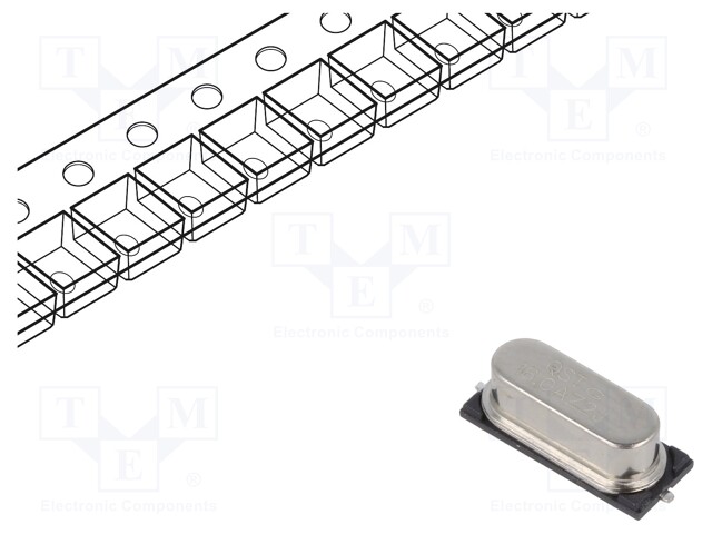 Resonator: quartz; 16MHz; ±30ppm; 20pF; SMD; 11.4x4.35x3.8mm