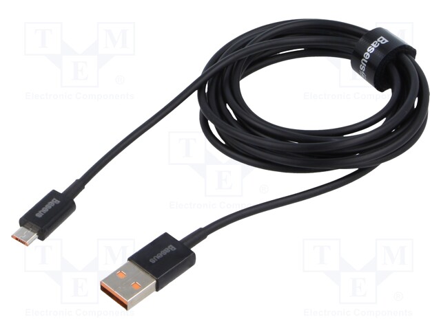 Cable; High Speed,USB 2.0; USB A plug,USB B micro plug; 2m; 2A