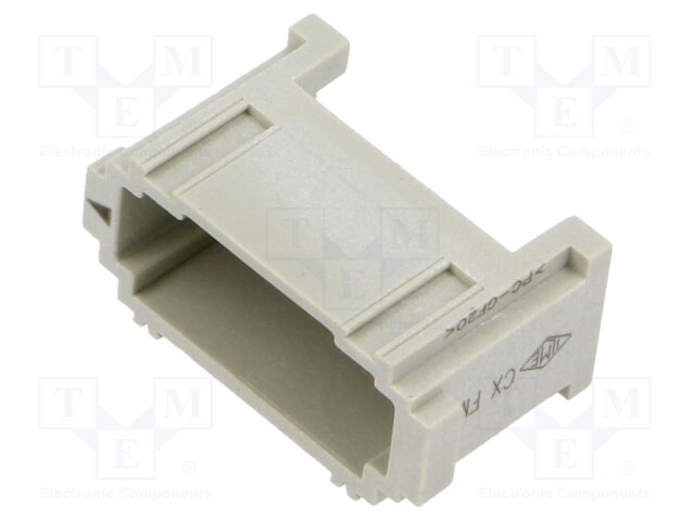 Connector: HDC; contact insert; MIXO; Modules: 1; -40÷125°C