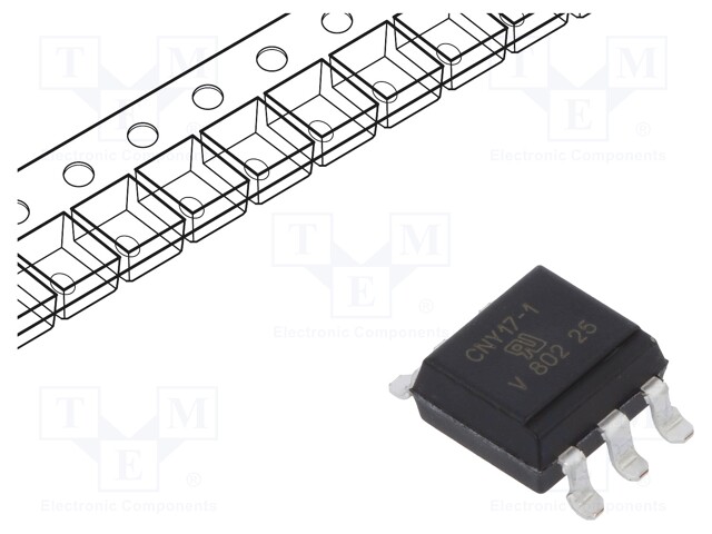 Optocoupler; THT; Channels: 1; Out: transistor; Uinsul: 5.3kV; DIP6