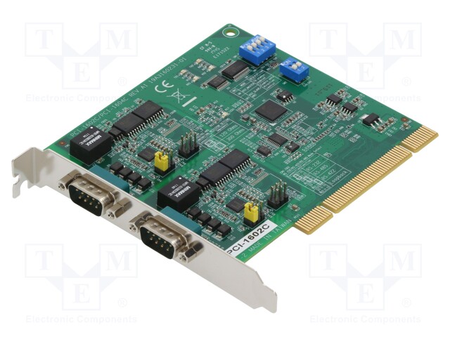 Industrial module: PCI serial port card; D-Sub 9pin x2