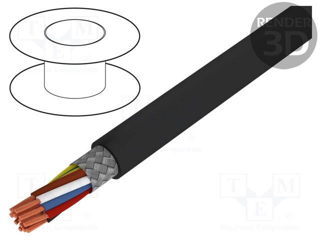 Wire; ÖLFLEX® HEAT 180 C MS; Cu; stranded; 12G1,5mm2; silicone