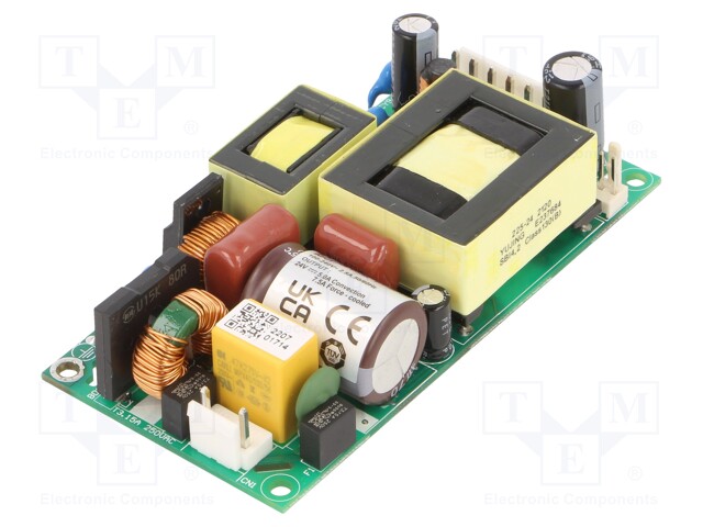 Power supply: switched-mode; 180W; 85÷264VAC; OUT: 1; 24VDC; 7.5A