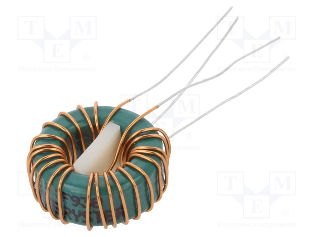 Inductor: wire; THT; 680uH; 900mA; 80mΩ; 230VAC; 6.5x5mm; -20÷+50%