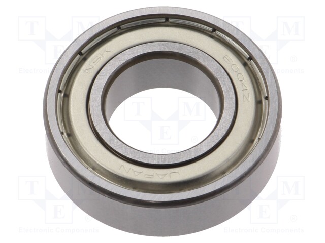 Bearing: ball; Øint: 20mm; Øout: 42mm; W: 12mm; bearing steel