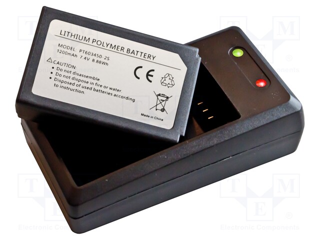 Battery and charger; Application: PKT-P3440; 120g