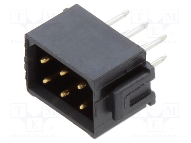 Socket; PCB-cable/PCB; male; Datamate L-Tek; 2mm; PIN: 6; THT; 800V