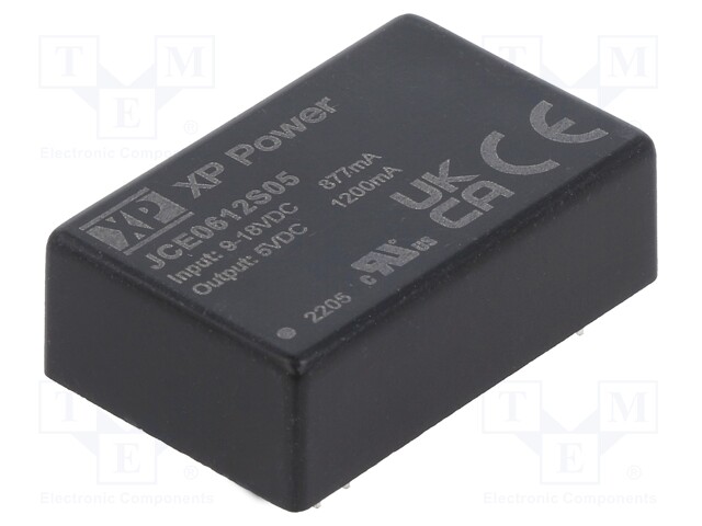 Converter: DC/DC; 6W; 5VDC; OUT: 1