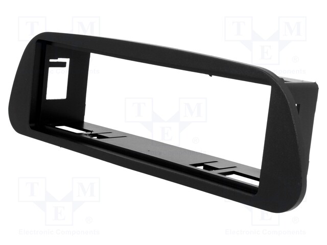 Radio mounting frame; Mercedes; 1 DIN; black