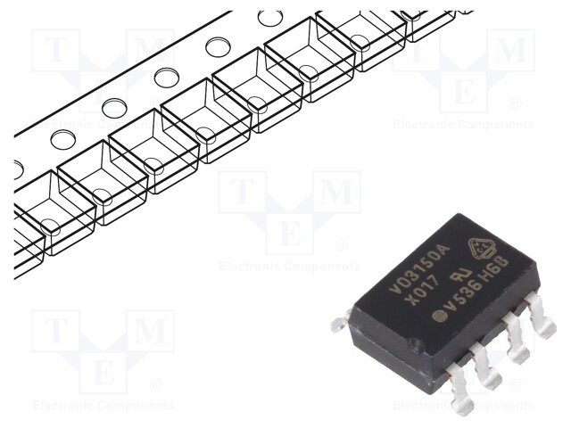 Optocoupler; SMD; Channels: 1; Out: IGBT driver; 5.3kV; Gull wing 8