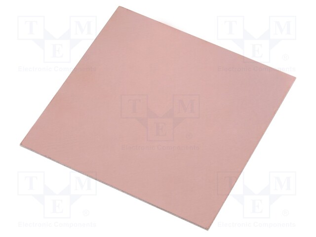 Laminate; FR4; 1.5mm; L: 100mm; W: 100mm; Coating: copper