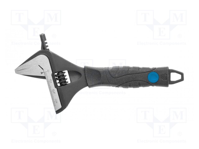 Wrench; adjustable; 165mm; Max jaw capacity: 35mm