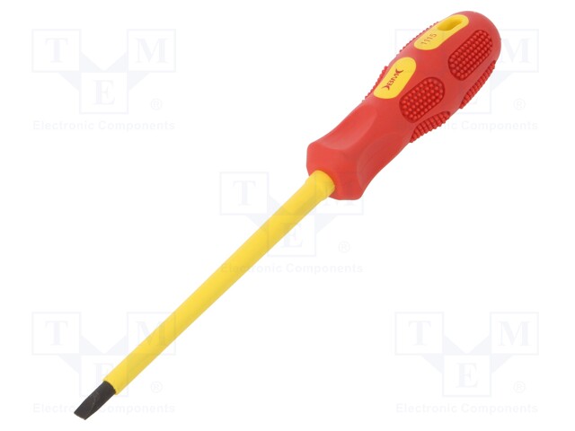 Screwdriver; insulated; slot; SL 5,5mm; Blade length: 125mm