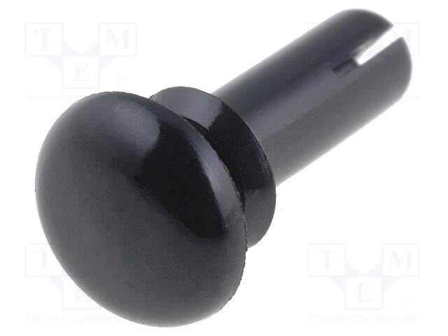 Rivet; polyamide; 5.5÷6.5mm; Colour: black; UL94V-2