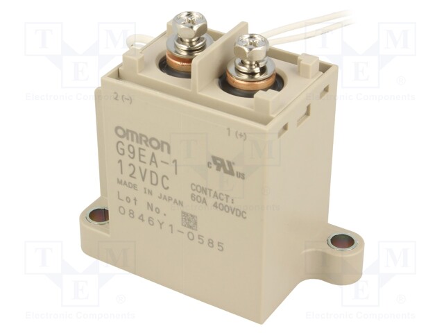 Relay: electromagnetic; SPST-NO; Ucoil: 12VDC; Icontacts max: 100A