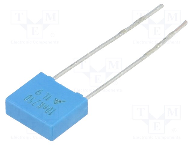 Capacitor: polyester; 10nF; 160VAC; 250VDC; Pitch: 5mm; ±10%