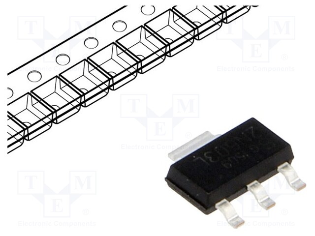 Transistor: N-MOSFET; unipolar; 55V; 5.2A; 1.8W; SOT223