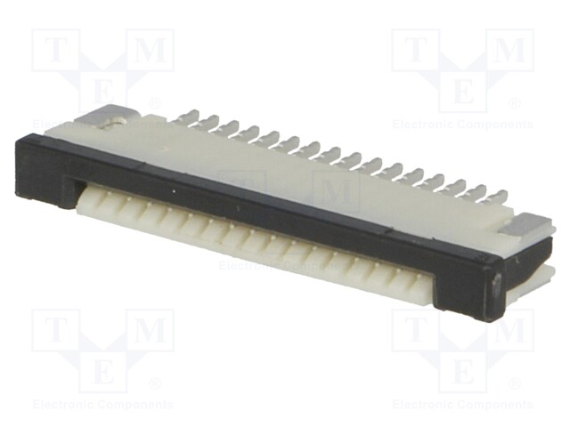 Connector: FFC (FPC); horizontal; PIN: 16; ZIF,top contacts; SMT