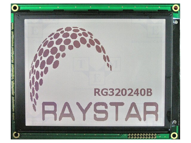 Display: LCD; graphical; STN Positive; 320x240; gray; LED; PIN: 20